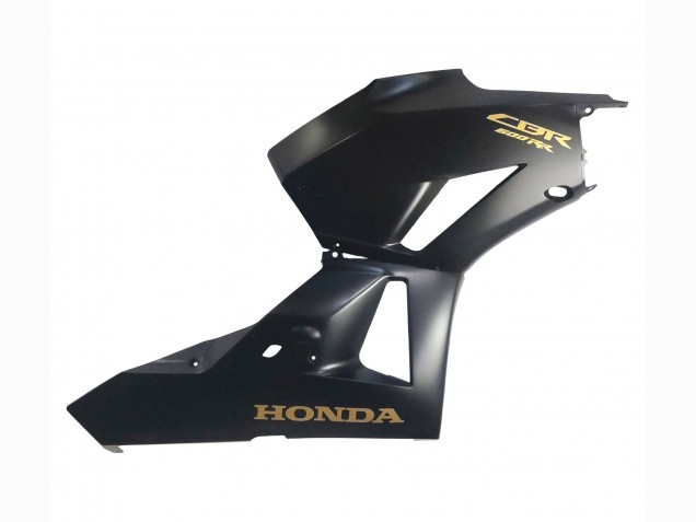 Carenados Moto Honda CBR600RR 2013-2023 - Negro Mate Oro Calcomanías Asequibles