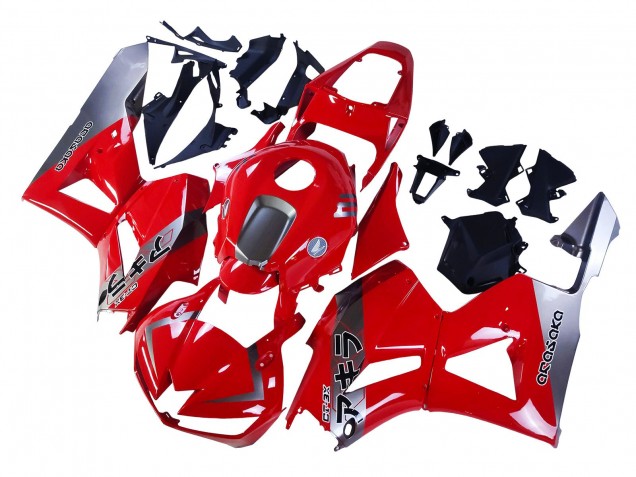 Carenados Moto Honda CBR600RR 2013-2023 - Plata Rojo Asequibles