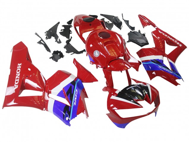 Carenados Moto Honda CBR600RR 2013-2023 - Rojo Azul Asequibles