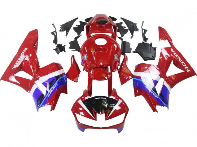 Carenados Moto Honda CBR600RR 2013-2023 - Rojo Azul Asequibles
