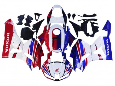 Carenado Moto Honda CBR600RR 2013-2023 - Blanco Rojo Azul Asequibles