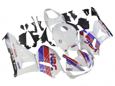 Carenado Moto Honda CBR600RR 2013-2023 - Blanco Rojo Azul HRC Asequibles