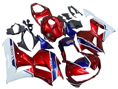 Carenados Moto Honda CBR600RR 2013-2023 - Blanco Rojo Azul HRC Asequibles
