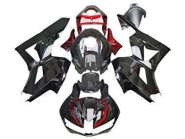 Carenados Moto Honda CBR600RR 2013-2023 - Negro Brillante Rojo Asequibles