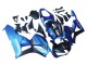 Carenados Moto Honda CBR600RR 2013-2023 - Azul Negro Mate Carrera Asequibles