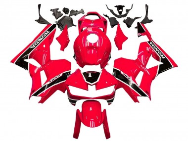 Carenados Moto Honda CBR600RR 2013-2023 - Rojo Blanco Negro Asequibles