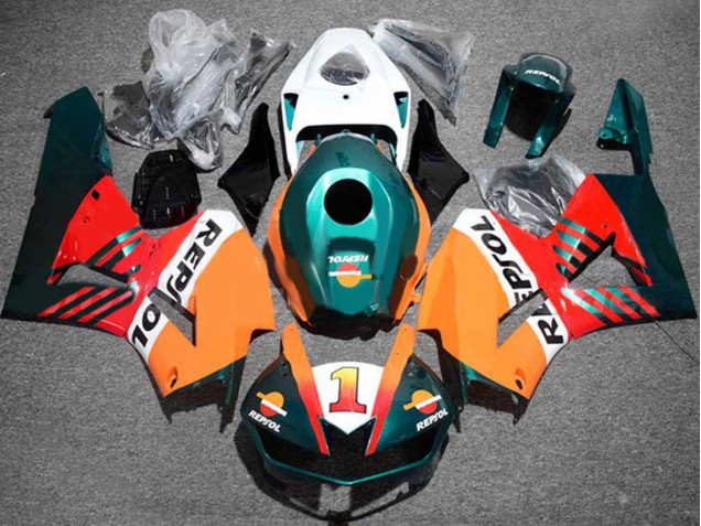 Carenados Moto Honda CBR600RR 2013-2023 - Naranja Blanco Rojo Negro Brillante Verde Oscuro Repsol 1 Asequibles