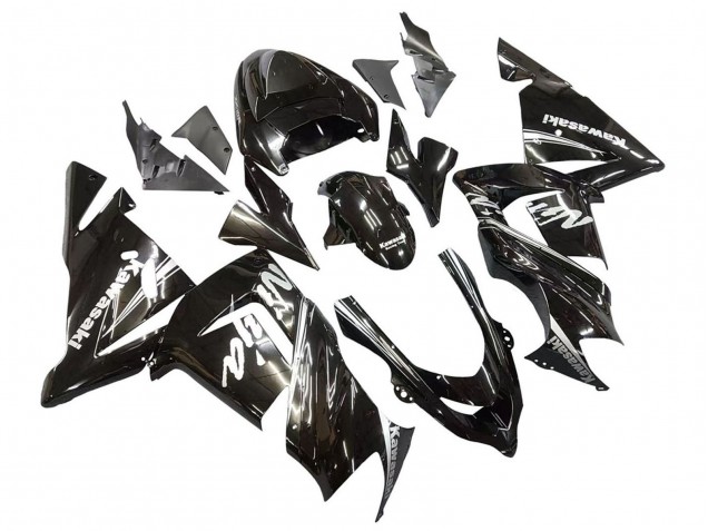 Carenados Moto Kawasaki ZX10R 2004-2005 - Negro Brillante Ninja Asequibles