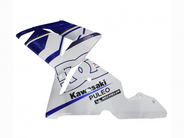 Carenado Moto Kawasaki ZX10R 2004-2005 - Negro Blanco Asequibles