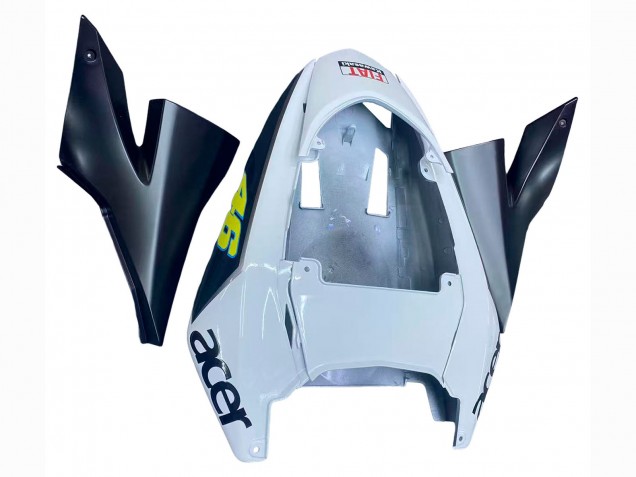 Carenados Moto Kawasaki ZX10R 2004-2005 - Azul Brillante Blanco Fiat Motul Asequibles