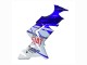 Carenados Moto Kawasaki ZX10R 2004-2005 - Azul Brillante Blanco Fiat Motul Asequibles