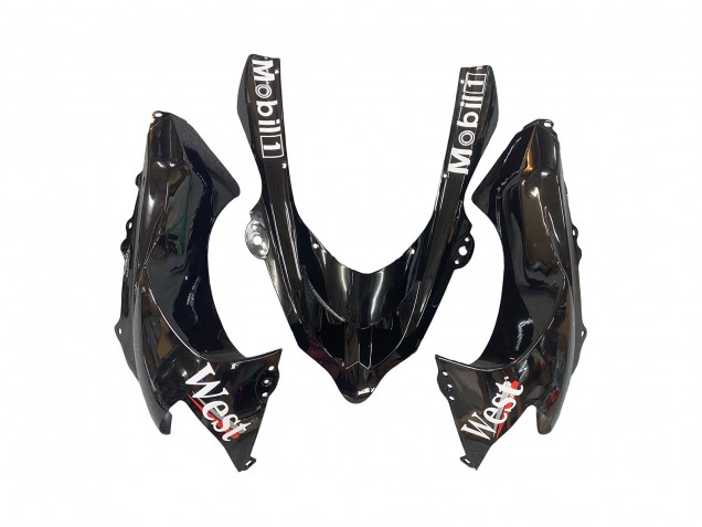 Carenados Moto Kawasaki ZX10R 2004-2005 - Blanco Negro West Ninja Asequibles