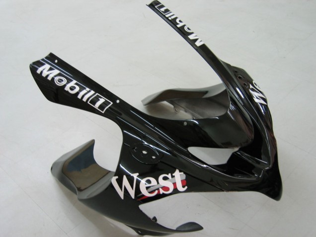 Carenados Moto Kawasaki ZX10R 2004-2005 - Blanco Negro West Ninja Asequibles