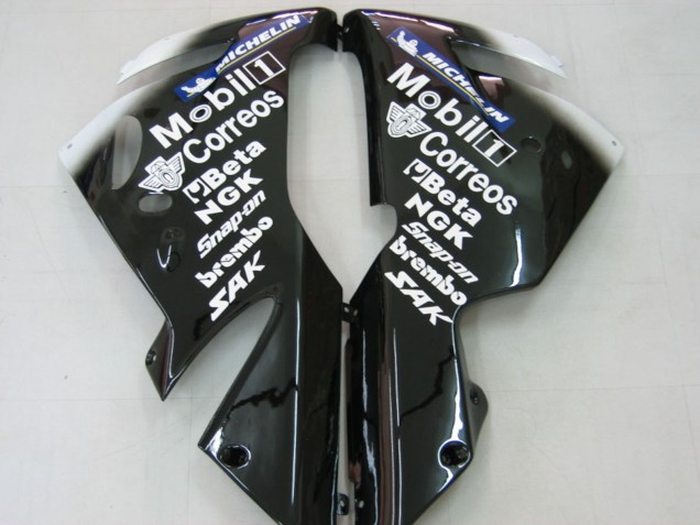 Carenados Moto Kawasaki ZX10R 2004-2005 - Blanco Negro West Ninja Asequibles