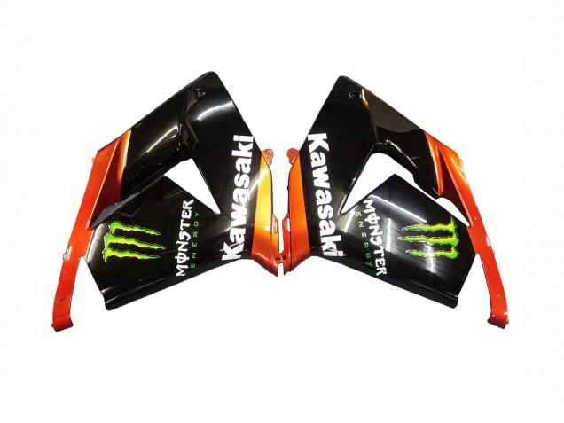 Carenados Moto Kawasaki ZX10R 2004-2005 - Burnt Naranja Negro Monstruo Elf Asequibles
