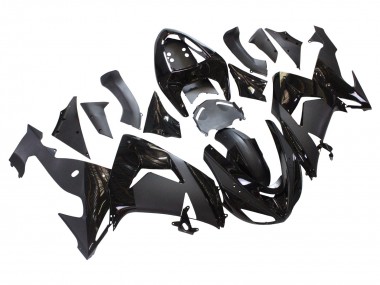 Carenados Moto Kawasaki ZX10R 2006-2007 - Negro Mate Negro Brillante Asequibles