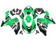 Kits Carenado Moto Kawasaki ZX10R 2006-2007 - Verde Blanco Negro Asequibles