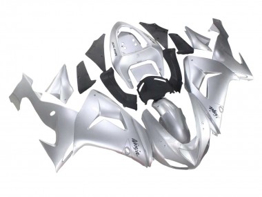 Carenados Moto Kawasaki ZX10R 2006-2007 - Plata Negro Ninja Asequibles