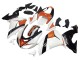 Carenados Moto Kawasaki ZX10R 2006-2007 - Blanco Naranja Negro Asequibles