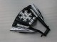 Carenados Moto Kawasaki ZX10R 2011-2015 - Negro Brillante Blanco Elf Nieve Calcomanía Asequibles