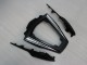 Carenados Moto Kawasaki ZX10R 2011-2015 - Negro Brillante Blanco Elf Nieve Calcomanía Asequibles