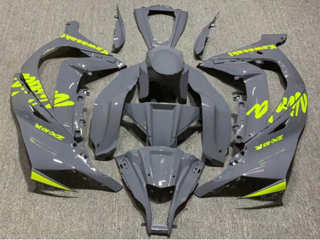 Carenado Moto Kawasaki ZX10R 2011-2015 - Nardo Gris Amarillo Asequibles