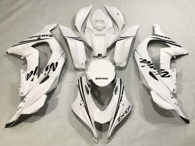 Carenados Moto Kawasaki ZX10R 2016-2020 - Blanco Negro Asequibles