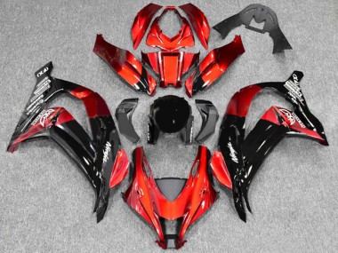 Carenados Moto Kawasaki ZX10R 2016-2020 - Rojo Negro Brillante Asequibles