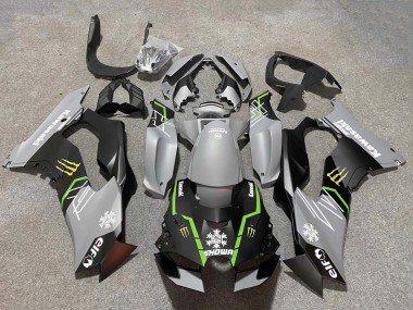 Carenados Moto Kawasaki ZX10R 2021-2025 - Gris Negro Mate Verde Blanco Elf Nieve Monstruo Asequibles