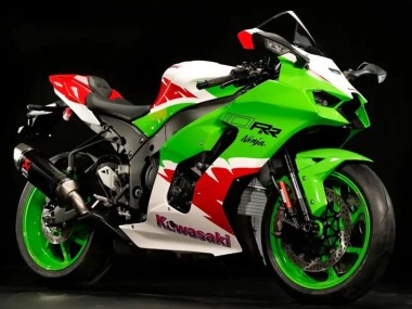 Carenados Moto Kawasaki ZX10R 2021-2025 - Blanco Verde Rojo Asequibles