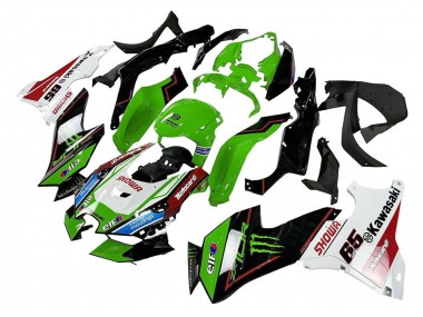 Carenados Moto Kawasaki ZX10R 2021-2025 - Verde Negro Blanco Rojo Azul Showr Elf Monstruo Asequibles