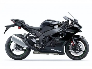 Carenados Moto Kawasaki ZX10R 2021-2025 - Negro Blanco Verde Calcomanía Asequibles
