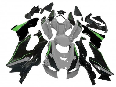 Carenado Moto Kawasaki ZX10R 2021-2025 - Gris Verde Negro Asequibles