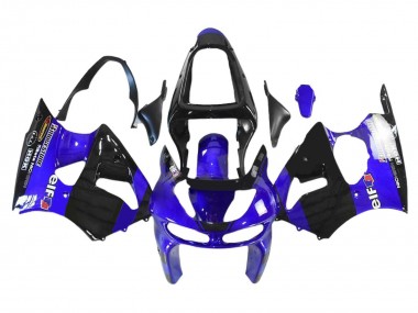 Carenados Moto Kawasaki ZX6R 1998-1999 - Azul Negro Brillante Elf Bridgestone Asequibles
