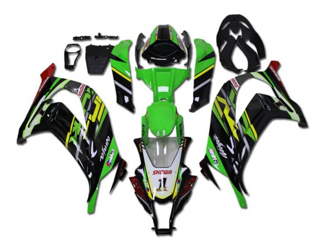 Carenados Moto Kawasaki ZX10R 2011-2015 - Verde Amarillo Negro Brillante Rojo Showr 1 Asequibles