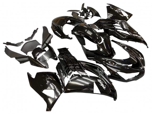 Carenados Moto Kawasaki ZX14R ZZR1400 2012-2024 - Negro Brillante Negro Mate Blanco Ninja Asequibles