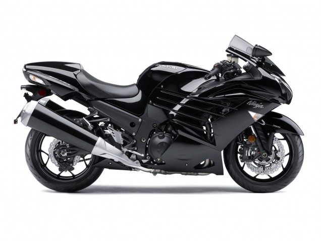Carenados Moto Kawasaki ZX14R ZZR1400 2012-2024 - Negro Brillante Negro Mate Blanco Ninja Asequibles