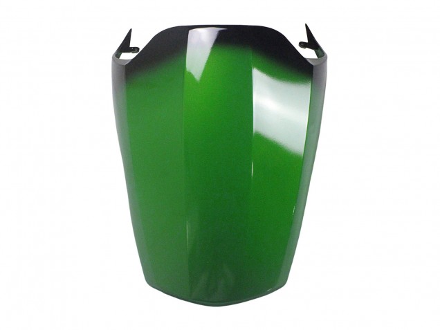 Carenados Moto Kawasaki ZX14R ZZR1400 2012-2024 - Verde Negro Brillante Raya Asequibles