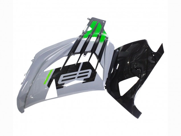 Carenados Moto Kawasaki ZX14R ZZR1400 2012-2024 - Gris Verde Negro Asequibles