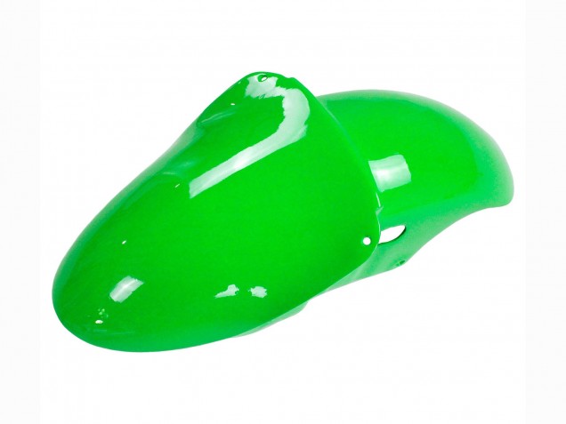 Carenados Moto Kawasaki ZX6R 1998-1999 - Verde Blanco Negro Brillante Asequibles
