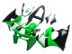 Carenados Moto Kawasaki ZX6R 1998-1999 - Verde Blanco Negro Brillante Asequibles
