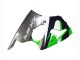 Carenados Moto Kawasaki ZX6R 1998-1999 - Verde Blanco Azul Oscuro Plata Asequibles