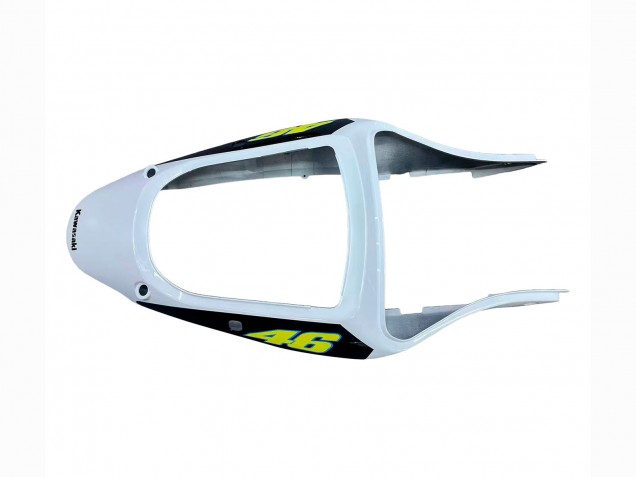 Carenados Moto Kawasaki ZX6R 2000-2002 - Blanco Rojo Negro Asequibles