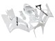 Carenados Moto Kawasaki ZX6R 2003-2004 - Blanco Negro Calcomanías Asequibles