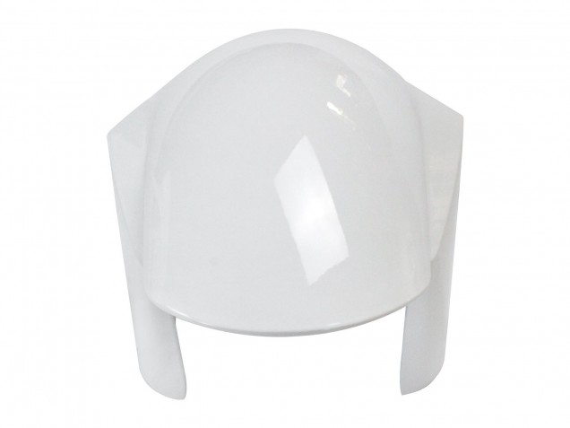 Carenados Moto Kawasaki ZX6R 2003-2004 - Blanco Negro Calcomanías Asequibles