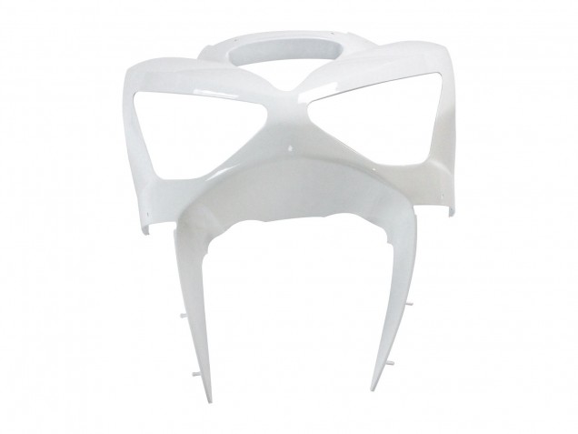 Carenados Moto Kawasaki ZX6R 2003-2004 - Blanco Negro Calcomanías Asequibles