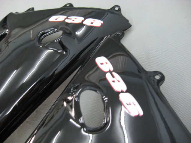 Carenados Moto Kawasaki ZX6R 2003-2004 - Negro Brillante Asequibles