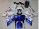Carenados Moto Kawasaki ZX6R 2003-2004 - Blanco Azul Rojo Fiat Asequibles