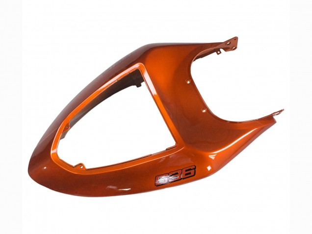 Carenado Moto Kawasaki ZX6R 2005-2006 - Naranja Negro Asequibles