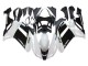 Carenados Moto Kawasaki ZX6R 2007-2008 - Negro Blanco Ninja Asequibles